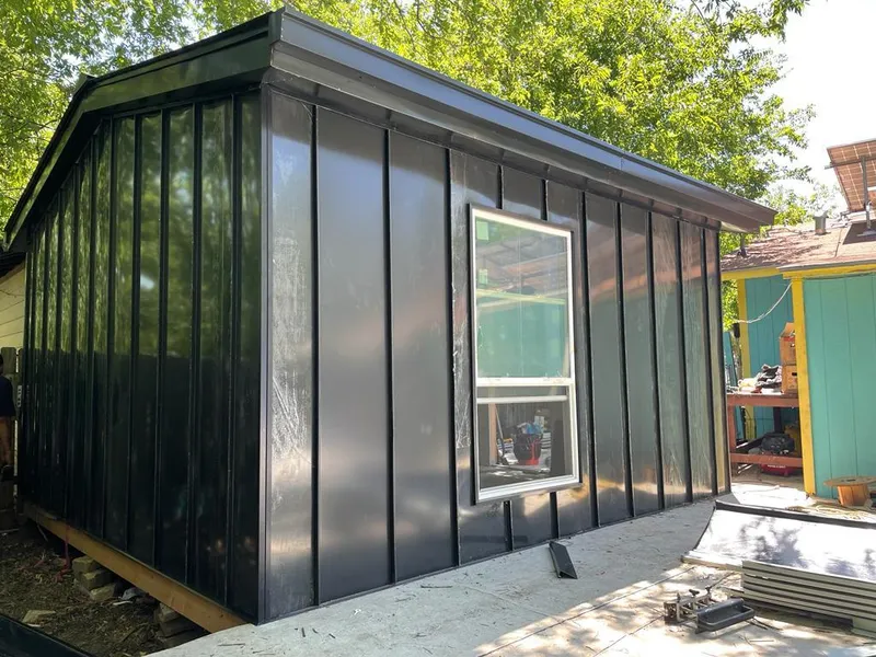 Black standing seam metal wall panels for Roof Inspection in Perkiomen